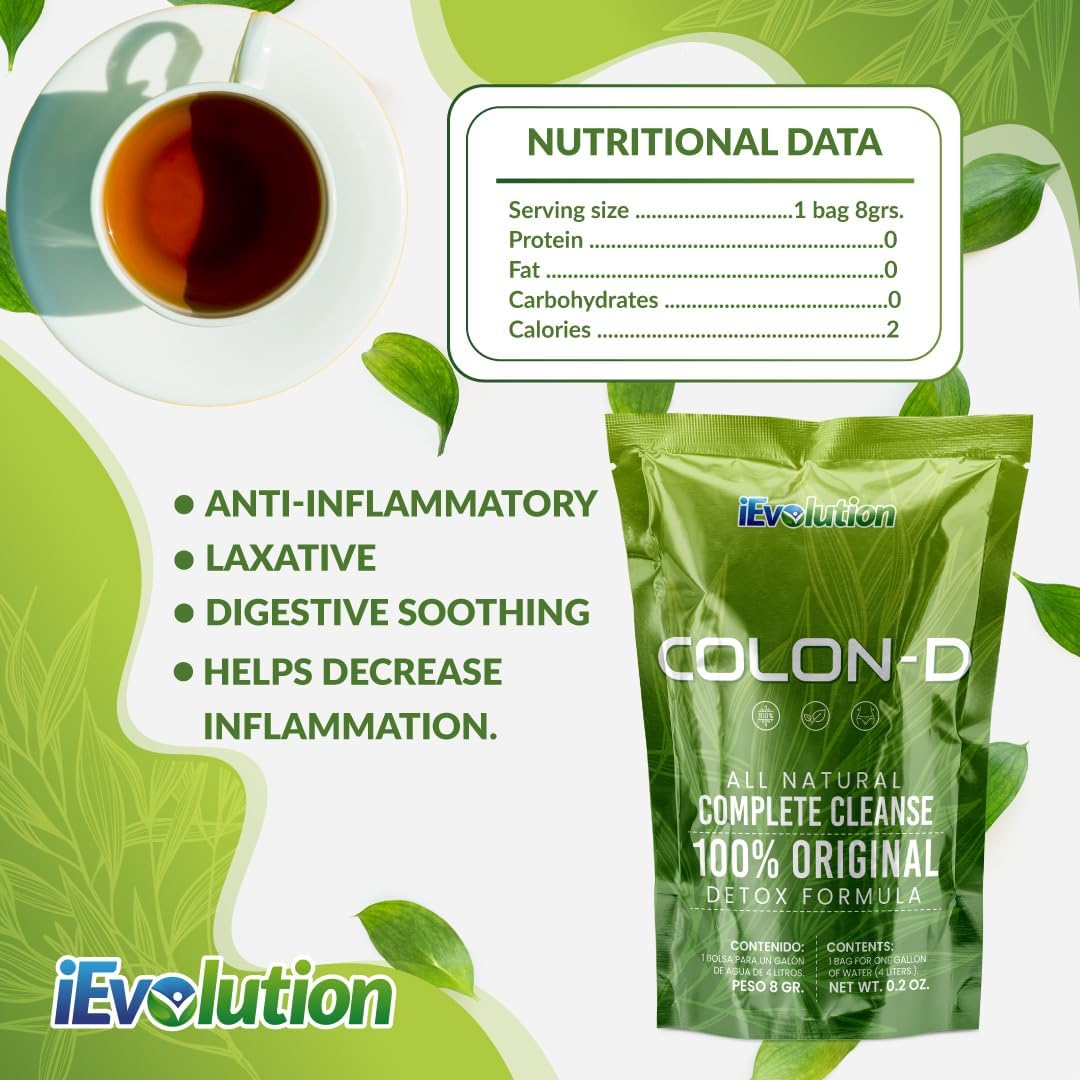 Liver and Colon Cleanse, Detox Kit - Daily Liver Plus - 60 capsules. + Free Colon-D Colon Detox, Cleanse