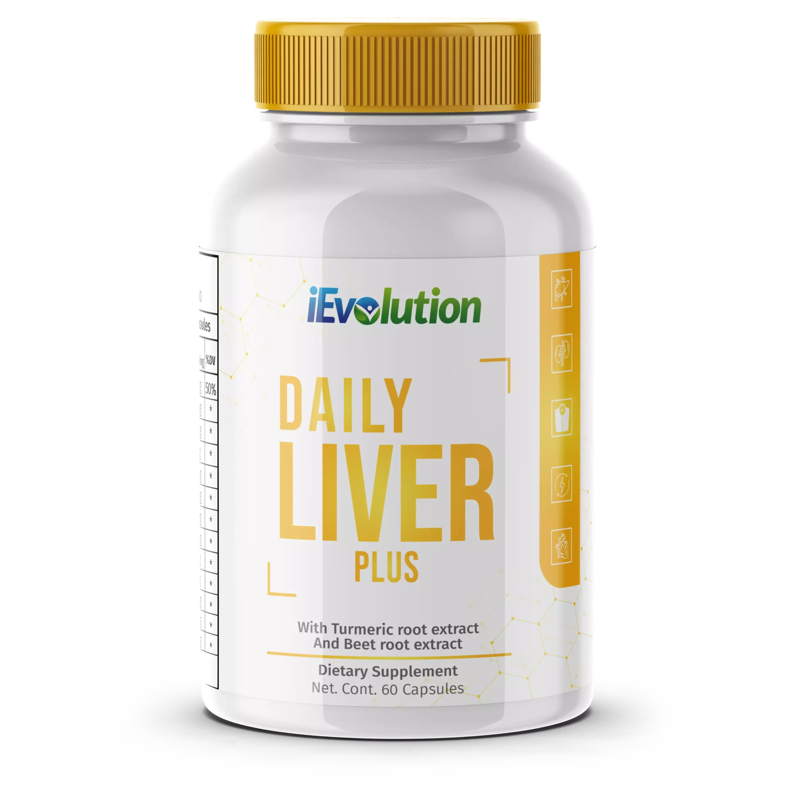 Liver and Colon Cleanse, Detox Kit - Daily Liver Plus - 60 capsules. + Free Colon-D Colon Detox, Cleanse